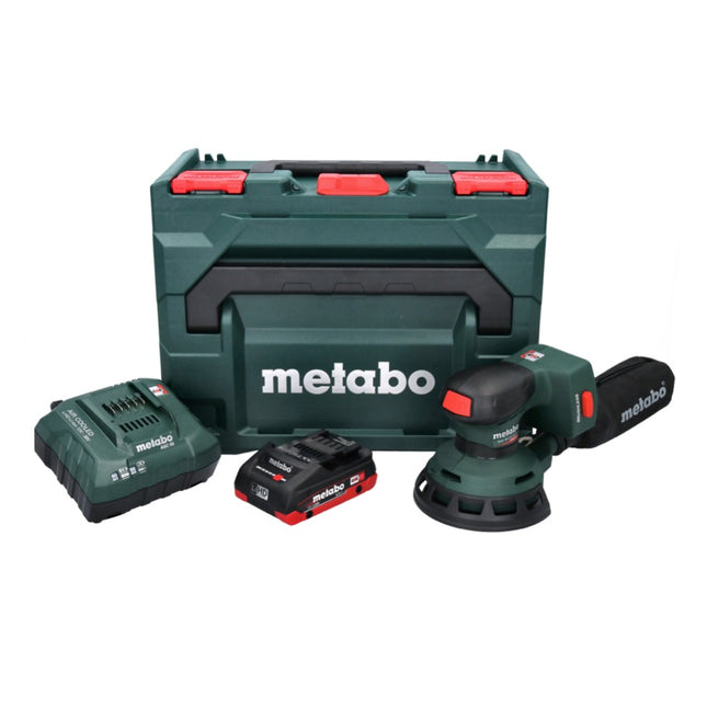 Metabo SXA 18 LTX 125 BL cordless random orbital sander 18 V 125 mm brushless + 1x rechargeable battery 4.0 Ah + charger + metaBOX