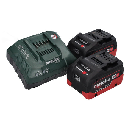 Metabo SXA 18 LTX 125 BL Ponceuse excentrique sans fil 18 V 125 mm Brushless + 2x batterie 8,0 Ah + chargeur + metaBOX