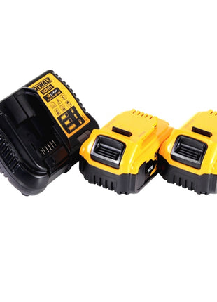 Lámpara de batería DeWalt DCL 045 P2 Luz LED para coche 12 / 18 V 1700 lm Soporte giratorio de 0-360 grados + 2x baterías 5,0 Ah + cargador