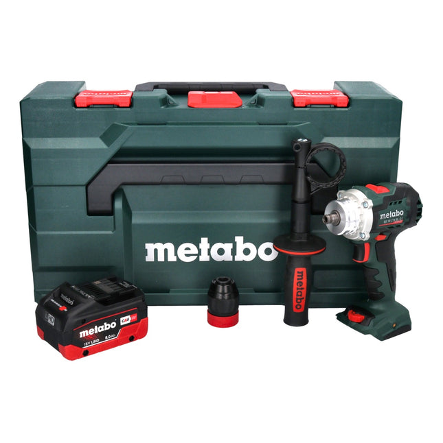 Metabo BS 18 LTX BL Q I Taladro atornillador a batería 18 V 130 Nm sin escobillas + 1x batería recargable 8,0 Ah + metaBOX - sin cargador