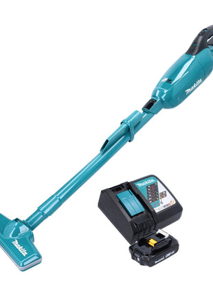 Aspiratore a batteria Makita DCL 280 FRA1 18 V brushless + 1x batteria ricaricabile 2,0 Ah + caricabatterie