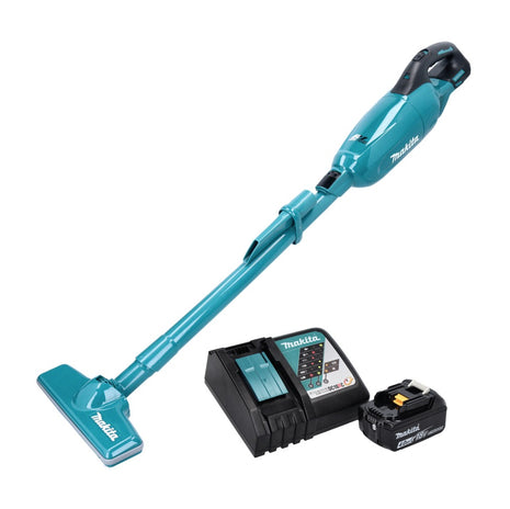 Aspiratore a batteria Makita DCL 280 FRM1 18 V brushless + 1x batteria 4,0 Ah + caricabatterie