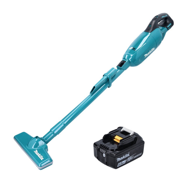 Makita DCL 280 FG1 Akku Staubsauger 18 V Brushless + 1x Akku 6,0 Ah - ohne Ladegerät