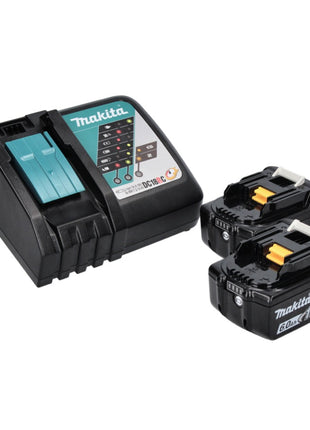 Aspiratore a batteria Makita DCL 280 FRG 18 V senza spazzole + 2x batteria 6,0 Ah + caricabatterie