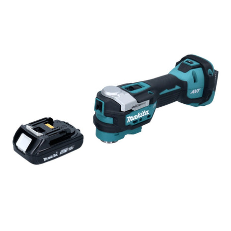 Makita DTM 52 A1 cordless multifunction tool 18 V Starlock Max Brushless + 1x rechargeable battery 2.0 Ah - without charger