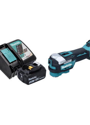 Makita DTM 52 RT1 Akku Multifunktionswerkzeug 18 V Starlock Max Brushless + 1x Akku 5,0 Ah + Ladegerät - Toolbrothers