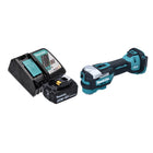 Makita DTM 52 RT1 Akku Multifunktionswerkzeug 18 V Starlock Max Brushless + 1x Akku 5,0 Ah + Ladegerät - Toolbrothers