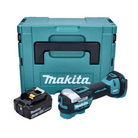 Makita DTM 52 M1J Akku Multifunktionswerkzeug 18 V Starlock Max Brushless + 1x Akku 4,0 Ah + Makpac - ohne Ladegerät - Toolbrothers