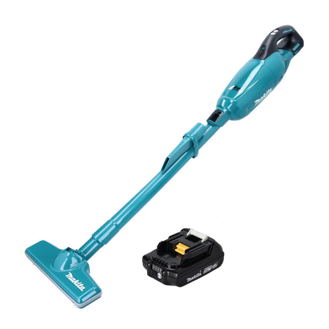 Aspiradora sin cable Makita DCL 281 FA1 18 V sin escobillas + 1x batería recargable 2,0 Ah - sin cargador