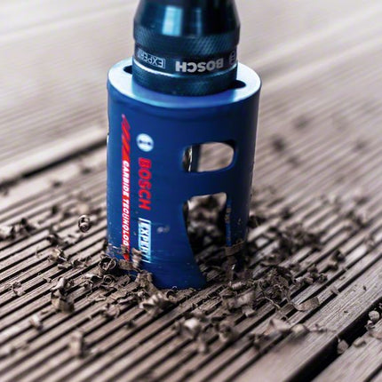 Bosch Expert Construction Material Lochsäge 68 x 60 mm ( 2608900470 ) Carbide Technology für Dreh- und Schlagbohrer