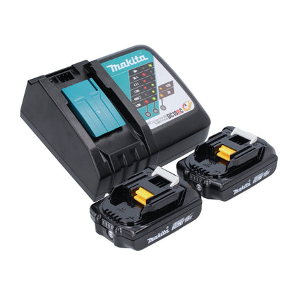Makita DFN 350 RA chiodatrice verticale a batteria 18 V 15 - 35 mm + 2x batteria ricaricabile 2,0 Ah + caricabatterie