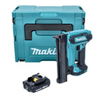 Makita DFN 350 A1J Clavadora vertical sin cable 18 V 15 - 35 mm + 1x batería recargable 2,0 Ah + Makpac - sin cargador