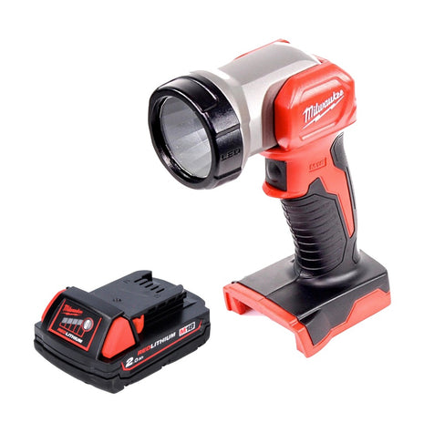 Milwaukee M18 TLED Lampe torche à LED + 1x batterie 2,0 Ah - sans chargeur