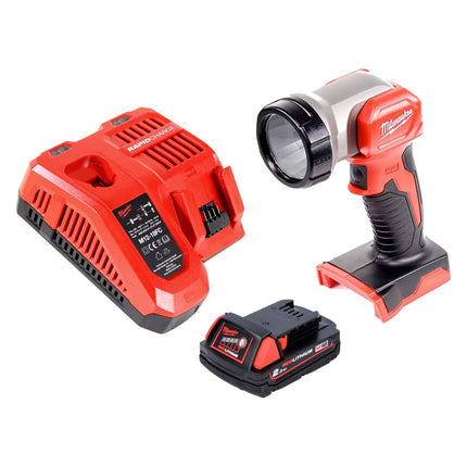 Milwaukee M18 TLED battery light LED + 1x battery 2.0 Ah + charger