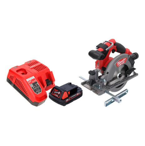 Milwaukee M18 CCS55-201FC Scie circulaire sans fil 165 mm 18V + 1x Batterie 2,0 Ah + Chargeur