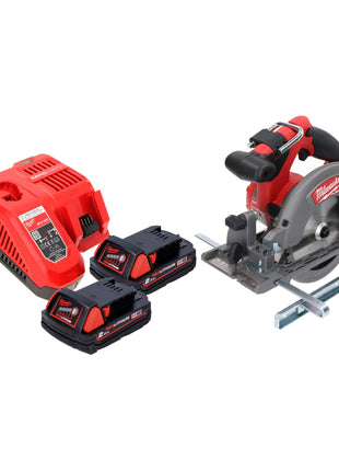 Sierra circular de batería Milwaukee M18 CCS55-202 18 V 165 mm + 2x baterías 2,0 Ah + cargador