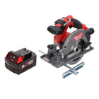 Milwaukee M18 CCS55-601 Circular Saw 165mm 18V + 1x Battery 6.0 Ah - without charger