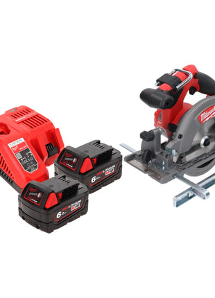 Sierra circular de batería Milwaukee M18 CCS55-602 18 V 165 mm + 2x baterías 6,0 Ah + cargador