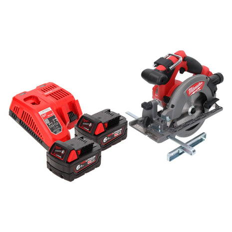 Sierra circular de batería Milwaukee M18 CCS55-602 18 V 165 mm + 2x baterías 6,0 Ah + cargador