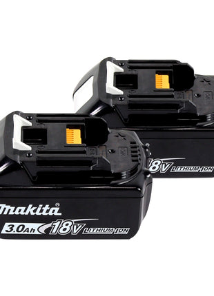 Makita Power Source Kit 18 V ( 197952-5 ) avec 2x BL 1830 B batterie rechargeable 3,0 Ah + DC 18 RC chargeur + Makpac