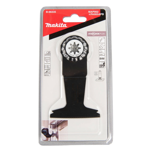 Makita MAP002 Cutting Plunge Blade 65x50mm - Starlock Plus - 4 pcs. (4x B-66335)