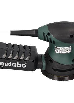 Szlifierka oscylacyjna mimośrodowa Metabo FSX 200 Intec 240 W 125 mm + 2x zestaw szlifierski Toolbrothers TURTLE + walizka