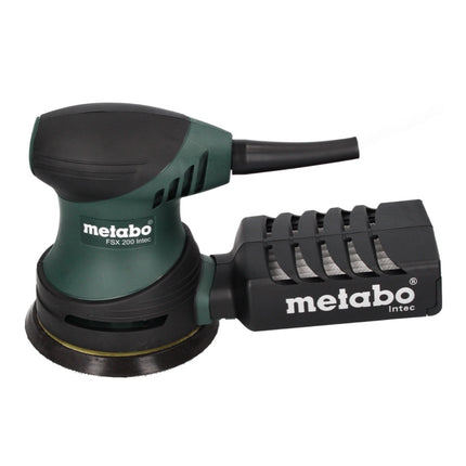 Lijadora rotorbital Metabo FSX 200 Intec 240 W 125 mm + 4x Toolbrothers TURTLE set de lijado + maletín