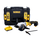 Scie circulaire sans fil DeWalt DCS 571 18 V 115 mm sans balais + 1x batterie 2,0 Ah + TSTAK - sans chargeur