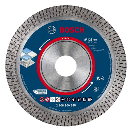 Diamentowa tarcza tnąca Bosch EXPERT HardCeramic 125 x 22,23 mm 1 szt. ( 2608900655 ) Diamond Technology