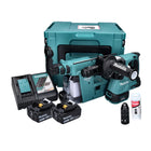 Makita DHR 243 RTJW marteau perforateur sur batterie 18 V 2,0 J SDS plus sans balais + 2x batteries 5,0 Ah + chargeur + aspiration de poussière + Makpac