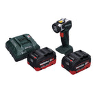 Metabo ULA 14,4 - 18 LED Akku Handscheinwerfer 18 V 280 lm + 2x Akku 5,5 Ah + Ladegerät