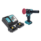 Makita DPV 300 RA lucidatrice a batteria 18 V 50 / 80 mm brushless + 2x batteria ricaricabile 2,0 Ah + caricabatterie