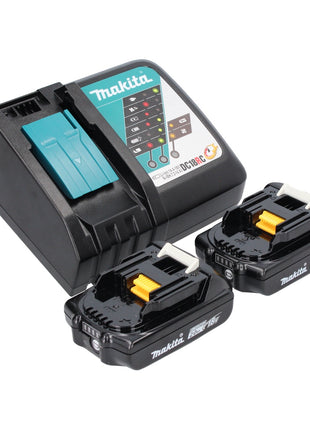 Makita DPV 300 RA Ponceuse sans fil Polisseuse 18 V 50 / 80 mm Brushless + 2x batterie 2,0 Ah + chargeur