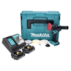 Makita DPV 300 RAJ Polisseuse sans fil 18 V 50 / 80 mm Brushless + 2x batterie 2,0 Ah + chargeur + Makpac