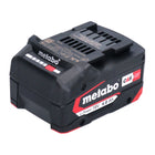 Metabo Batterie Li-Power 4,0Ah 18V CAS Li-Ion (625027000) avec indicateur de niveau de charge - successeur de 625591000