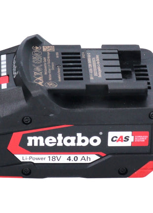 Batteria Metabo Li-Power 18 V 4,0 Ah CAS agli ioni di litio ( 625027000 ) con indicatore del livello di carica - successore di 625591000