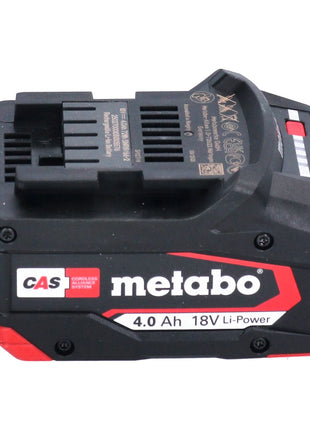 Akumulator Metabo Li-Power 18 V 4,0 Ah CAS Li-Ion ( 625027000 ) ze wskaźnikiem poziomu naładowania - następca 625591000