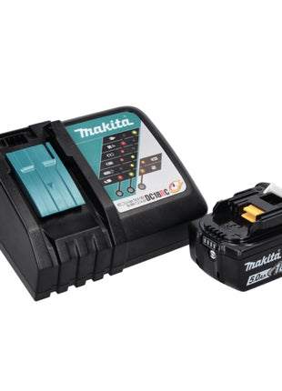 Makita DMP181RT1 Compresseur/Gonfleur sans fil 11,1 bar 18V + 1x Batterie 5,0 Ah + Chargeur