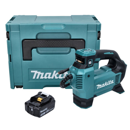 Makita DMP 181 F1J cordless compressor 18 V 11.1 bar + 1x rechargeable battery 3.0 Ah + Makpac - without charger
