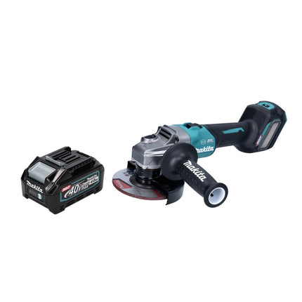 Amoladora angular a batería Makita GA 023 GM1 40 V máx. 125 mm sin escobillas XGT + 1 batería de 4,0 Ah - sin cargador