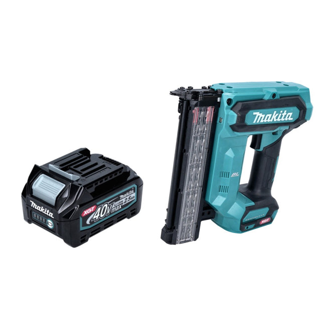 Makita FN 001 GD1 Cordless upright nailer 40 V max. XGT Brushless + 1x rechargeable battery 2.5 Ah - without charger