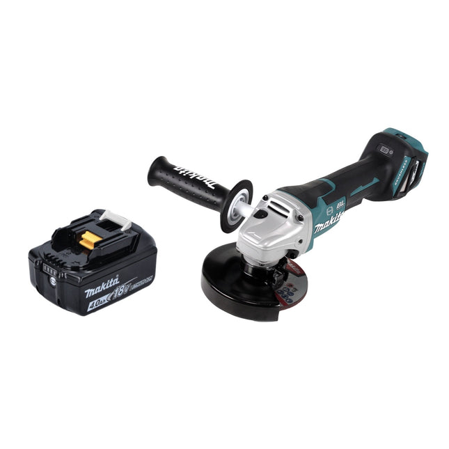 Amoladora angular sin cable Makita DGA 517 M1 18 V 125 mm sin escobillas + 1x batería 4,0 Ah - sin cargador