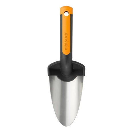 Fiskars Truelle à fleurs Premium Pelle / Pelle à main / Pelle de jardin / Truelle de plantation 320 mm (1000726)