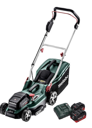 Metabo RM 36-18 LTX BL 36 Akku Rasenmäher 36 V ( 2x 18 V ) LTX Brushless + 2x Akku 10,0 Ah + Ladegerät - Toolbrothers