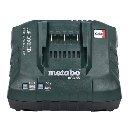 Metabo basic set 4x Li-Power battery pack 18 V 4.0 Ah CAS Li-Ion battery ( 4x 625027000 ) + ASC 55 charger ( 627044000 )