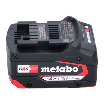 Metabo basic set 2x Li-Power battery pack 18 V 4.0 Ah CAS Li-Ion battery ( 2x 625027000 ) + ASC 145 DUO double quick charger ( 627495000 )