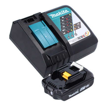 Makita DCO 181 RA1 cortadora rotativa sin cable 18 V 32000 rpm sin escobillas + 1x batería recargable 2.0 Ah + cargador