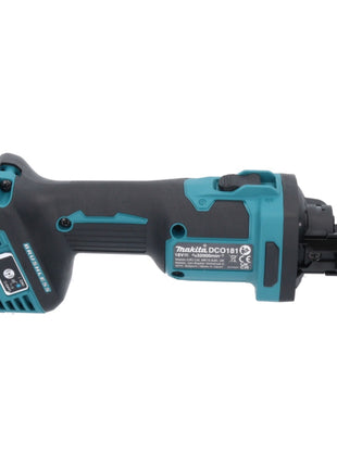 Makita DCO 181 RA Akku Rotationsschneider 18 V 32000 U/min Brushless + 2x Akku 2,0 Ah + Ladegerät