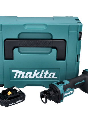 Makita DCO 181 A1J Akku Rotationsschneider 18 V 32000 U/min Brushless + 1x Akku 2,0 Ah + Makpac - ohne Ladegerät