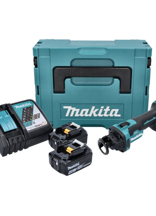 Makita DCO 181 RMJ Akku Rotationsschneider 18 V 32000 U/min Brushless + 2x Akku 4,0 Ah + Ladegerät + Makpac - Toolbrothers